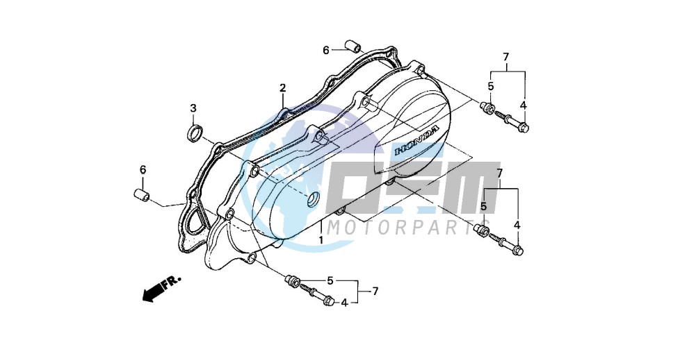 LEFT CRANKCASE COVER