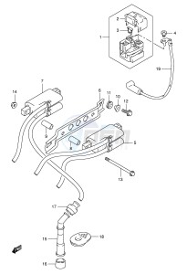 GSF650 (E2) Bandit drawing ELECTRICAL