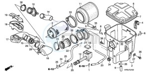 TRX500FPE9 Australia - (U / PS) drawing AIR CLEANER