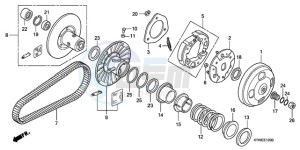 SH300AR9 UK - (E / ABS MKH SPC) drawing DRIVEN FACE