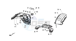 JOYMAX 125I ABS drawing TAIL LIGHT - LICENSE PLATE