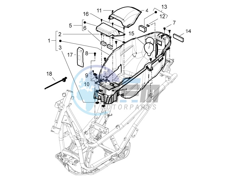 Helmet box - Undersaddle