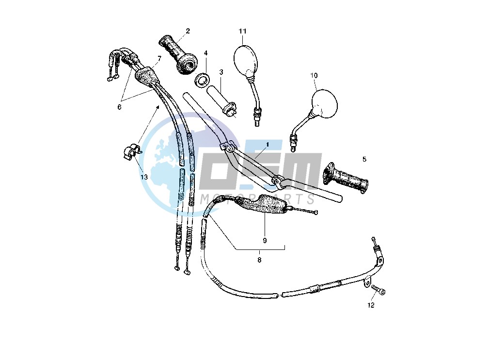 STEERING HANDLE -CABLE