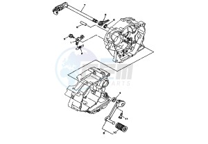 YBR 125 drawing SHIFT SHAFT