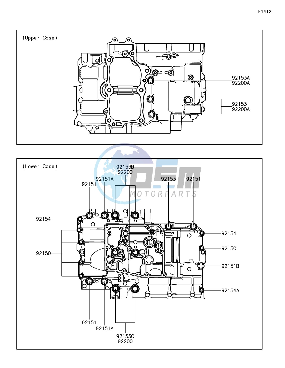 Crankcase Bolt Pattern