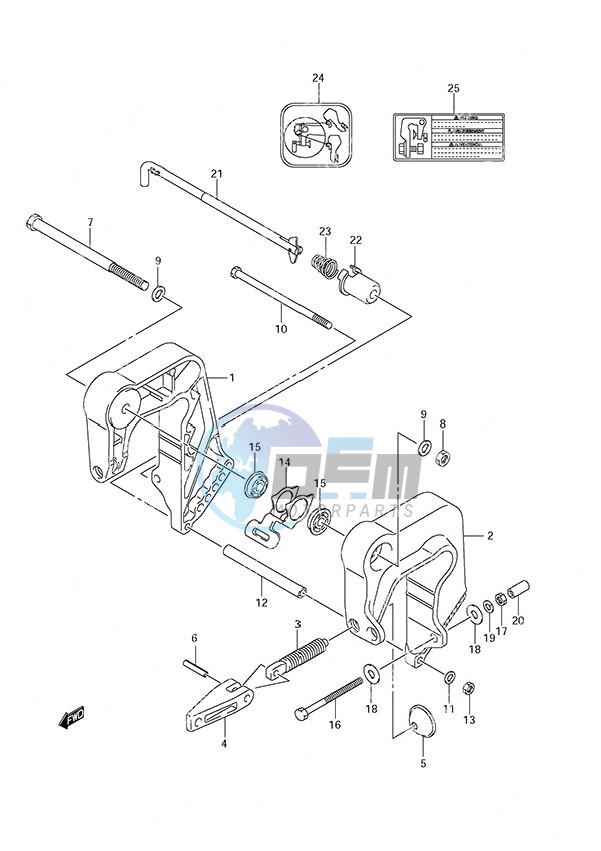 Clamp Bracket Non-Remote Control