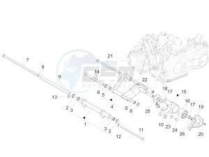 946 150 4T 3V ABS (NAFTA, APAC) AU, CN, JP, RI, TW, USA) drawing Swinging arm