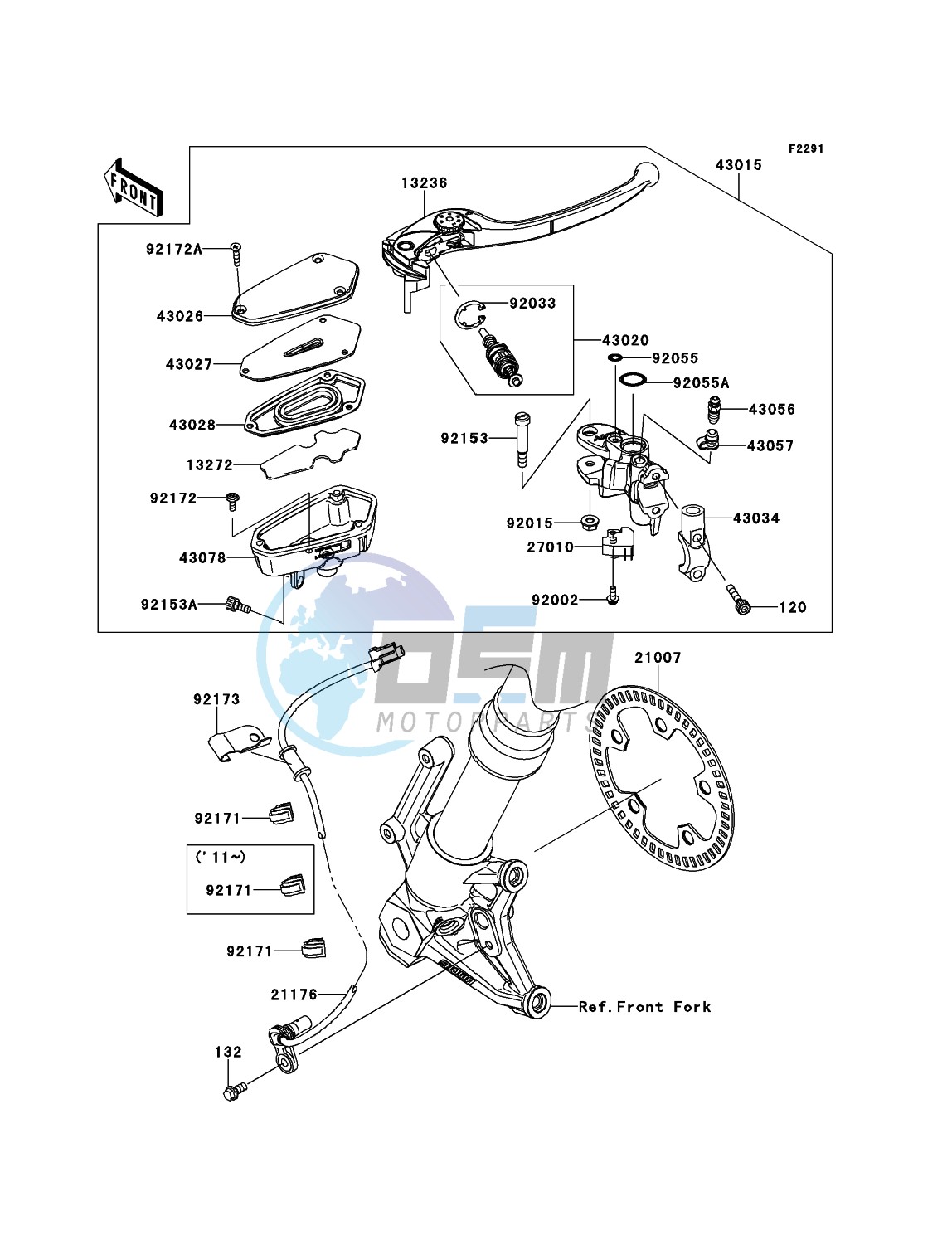 Front Master Cylinder