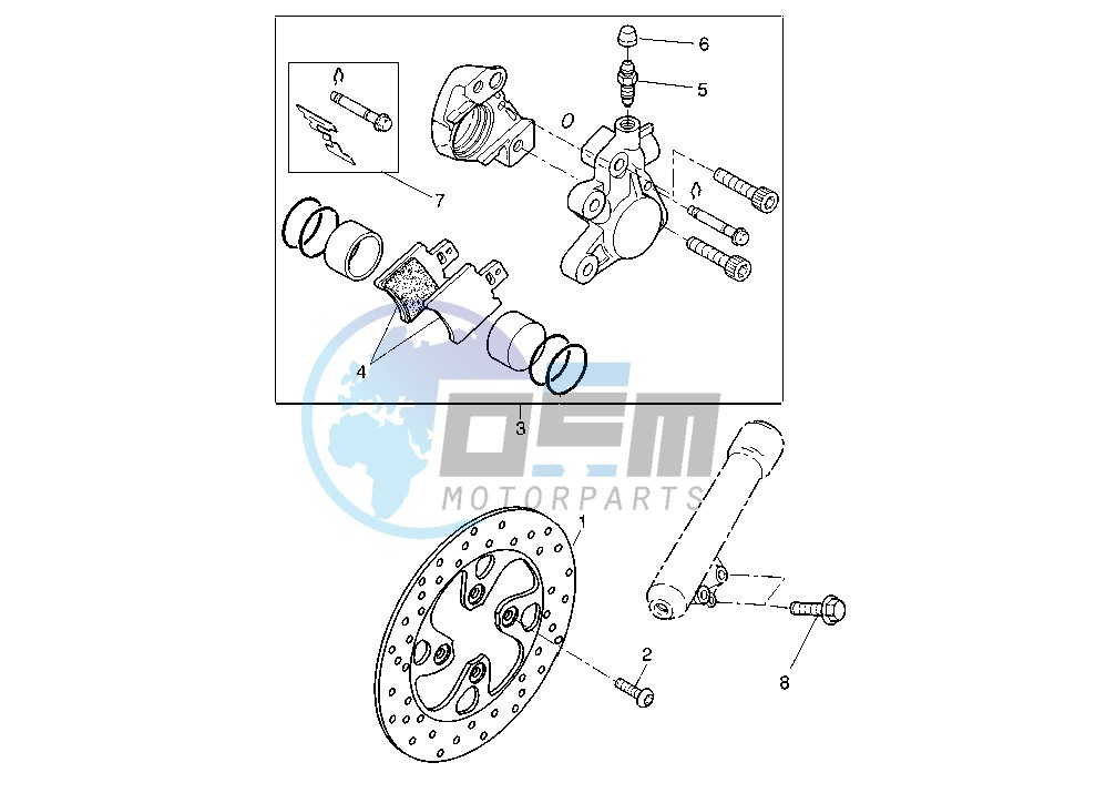 FRONT BRAKE CALIPER