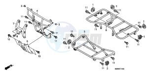 TRX250TEC drawing CARRIER