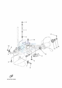 F70AET drawing PROPELLER-HOUSING-AND-TRANSMISSION-2