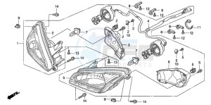 TRX680FA drawing HEADLIGHT