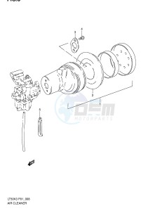 LT50 (P1) drawing AIR CLEANER