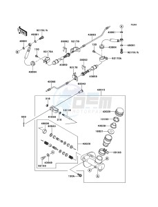 MULE 4010 TRANS 4x4 DIESEL KAF950GCF EU drawing Master Cylinder