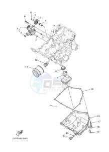 YZF320-A YZF-R3 (B7PD) drawing OIL PUMP