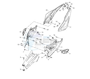 NS AEROX 50 drawing SIDE COVERS