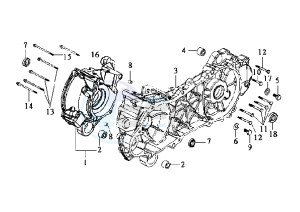 DD EU2 - 50 cc drawing CRANKCASE