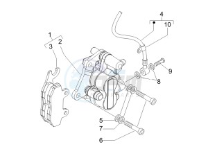 Stalker 50 Special Edition drawing Brakes hose  - Calipers