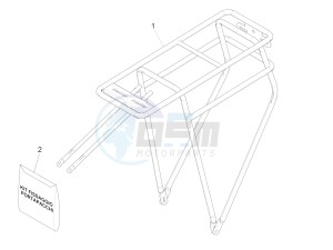 Wi-Bike Uni Mech Comfort 0 drawing Rear luggage rack