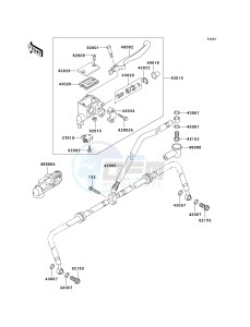 KVF 360 A [PARAIRIE 360 4X4] (A1-A3) PRAIRIE 360 4X4] drawing FRONT MASTER CYLINDER