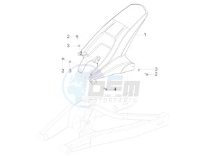 RS 125 RS 4T E4 ABS (EMEA) drawing Rear mudguard