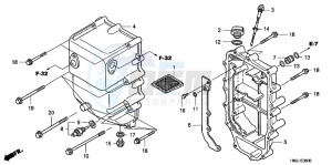 TRX500FAB drawing OIL TANK