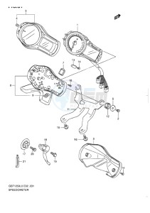 GSF-1250 BANDIT EU drawing SPEEDOMETER