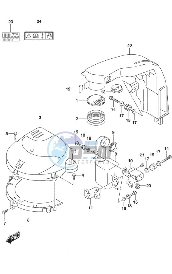 Silencer/Ring Gear Cover