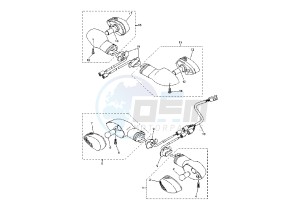 FZ6 600 drawing FLASHER LIGHT