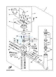 F20AET-NV drawing POWER-TILT-ASSEMBLY