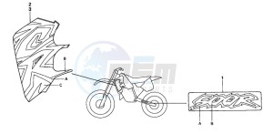 CR500R drawing MARK (CR500RT)