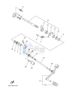 MT-09 TRACER MT09TRA TRACER 900 (2SCE) drawing SHIFT SHAFT