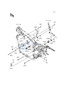 VULCAN_1700_VOYAGER_ABS VN1700BFF GB XX (EU ME A(FRICA) drawing Frame Fittings