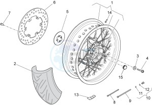 Stelvio 1200 1200 drawing Rear wheel