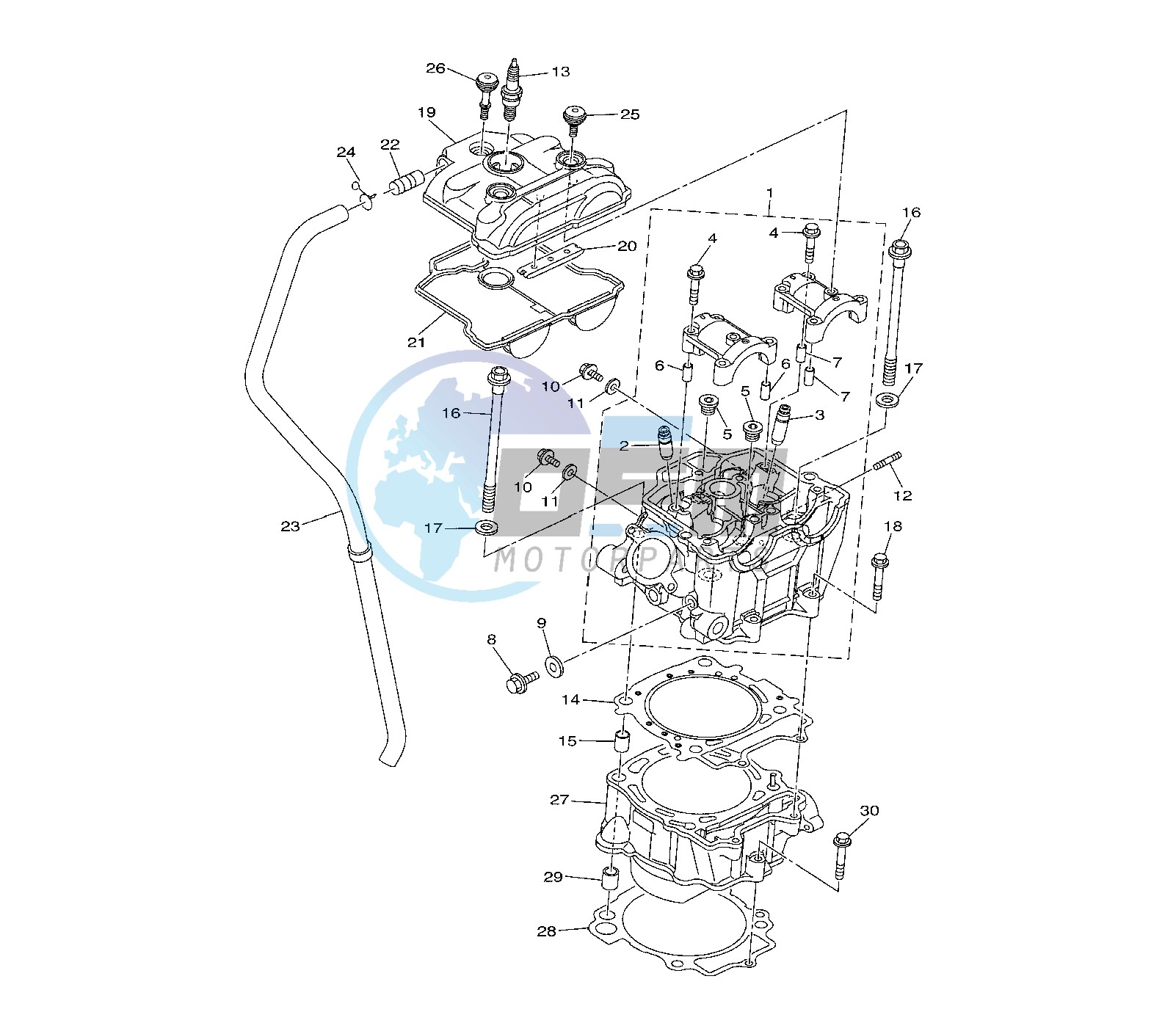 CYLINDER AND HEAD