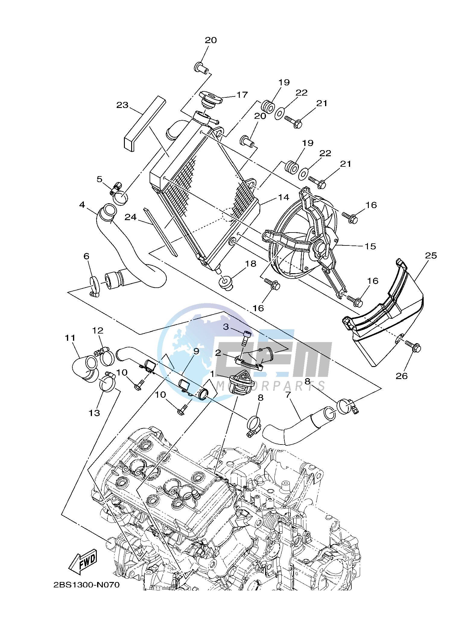 RADIATOR & HOSE