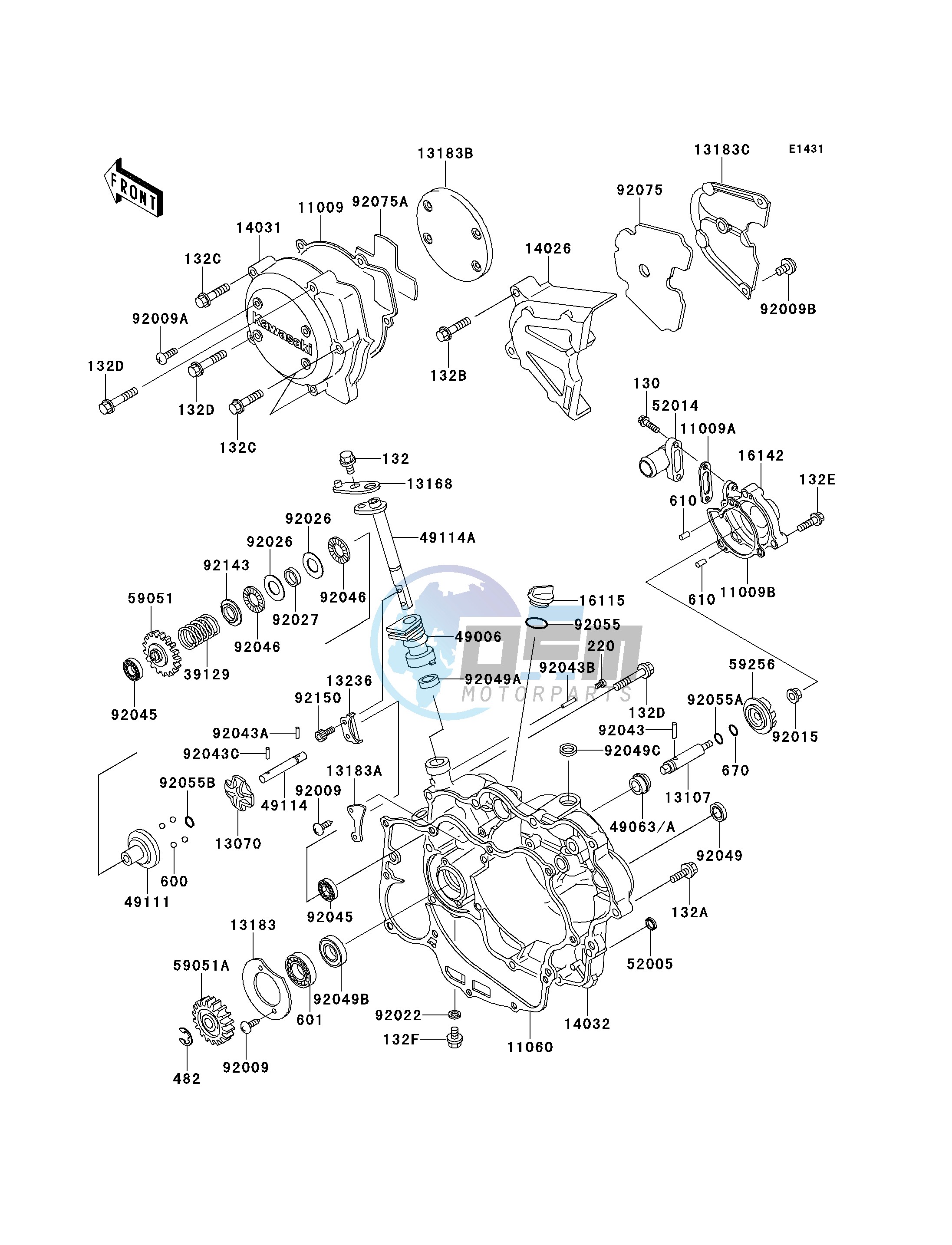 ENGINE COVER-- S- -