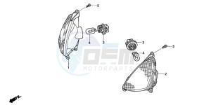 NT650V DEAUVILLE drawing WINKER