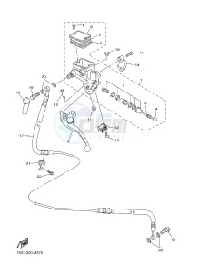 FJR1300A FJR1300A ABS (1MC9 1MCA 1MCB) drawing FRONT MASTER CYLINDER 2