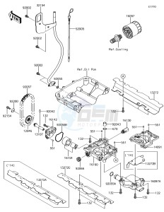 JET SKI ULTRA 310X JT1500LHF EU drawing Oil Pump