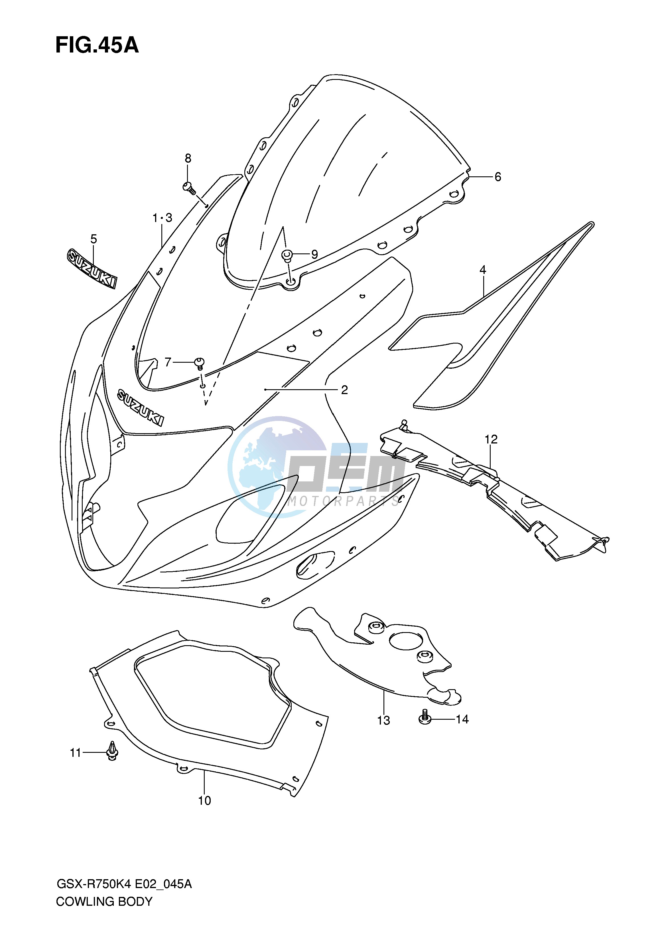 COWLING BODY (MODEL K5)