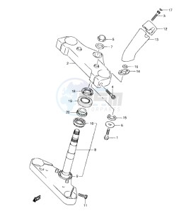 VZ800L1 drawing STEERING STEM