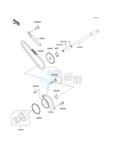 VN 900 B [VULCAN 900 CLASSIC] (6F-9F) B9F drawing OIL PUMP