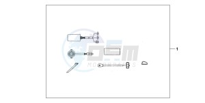 NSS250X FORZA X drawing ALARM SYS.