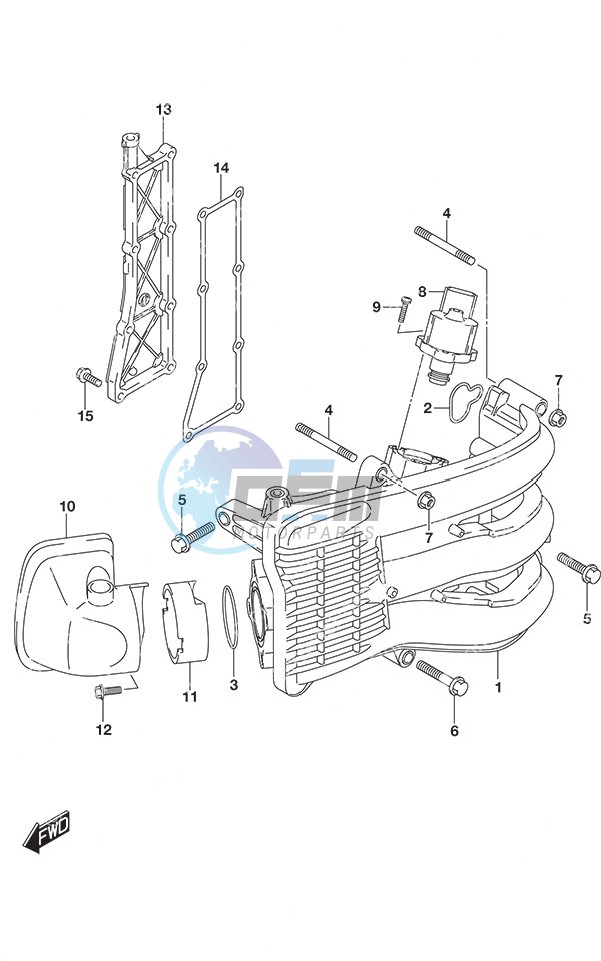 Intake Manifold/ Silencer/Exhaust Cover