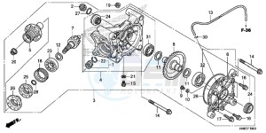 TRX680FAG Wave 110 - AFS110 UK - (E) drawing FINAL DRIVEN GEAR