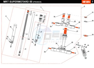 MRT-50-SM-FRANCE-ORANGE drawing SUSPENSION