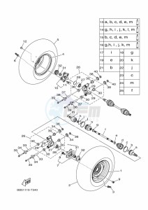 YFM450FWB YFM45KDHK (BJ5C) drawing REAR WHEEL