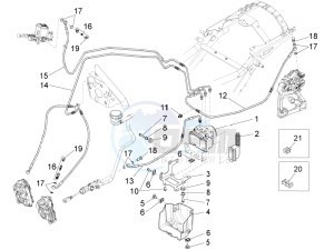 Audace 1400 Carbon 1380 (NAFTA) drawing ABS Brake system