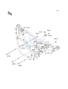 ER 500 C [ER5] (C1-C2) [ER5] drawing ENGINE MOUNT